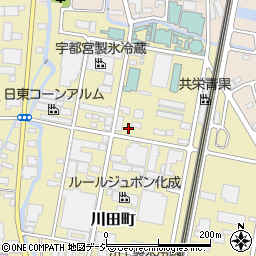 栃木県宇都宮市川田町881周辺の地図