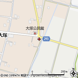 富山県南砺市大塚892周辺の地図