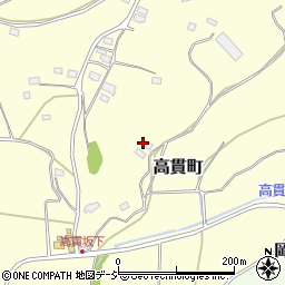 茨城県常陸太田市高貫町1626周辺の地図
