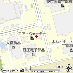 北関東エア・ウォーター株式会社　宇都宮営業所周辺の地図