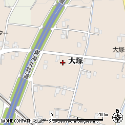 富山県南砺市大塚837周辺の地図