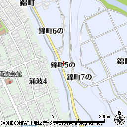 石川県金沢市錦町５の周辺の地図
