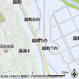 石川県金沢市錦町（５の）周辺の地図
