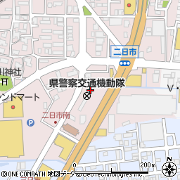 石川県警察交通機動隊周辺の地図