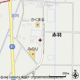 栃木県芳賀郡市貝町赤羽3585-3周辺の地図