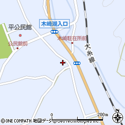 長野県大町市平木崎9204周辺の地図