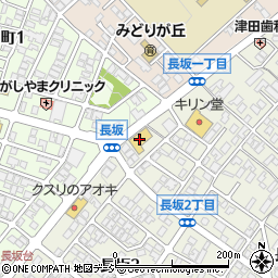 カジマート　長坂店周辺の地図