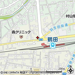 鶴田駅前郵便局周辺の地図