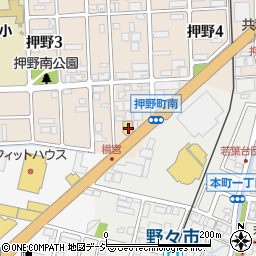 上州屋金沢店周辺の地図