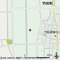 石川県白山市竹松町周辺の地図
