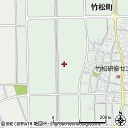 石川県白山市竹松町周辺の地図