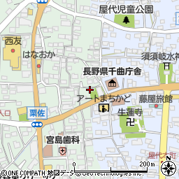 長野県千曲市粟佐1450周辺の地図
