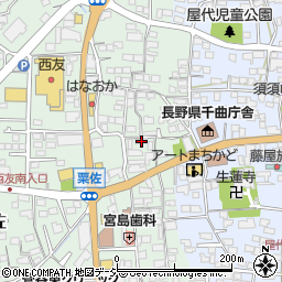 長野県千曲市粟佐1441周辺の地図
