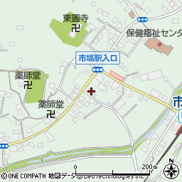 足利銀行市貝支店周辺の地図