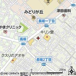 株式会社六星むっつぼし　金沢長坂店周辺の地図