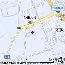 茨城県常陸大宮市石沢1889周辺の地図