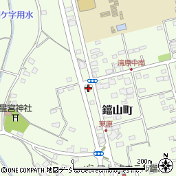 栃木県宇都宮市鐺山町190周辺の地図