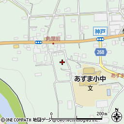 群馬県みどり市東町神戸108周辺の地図