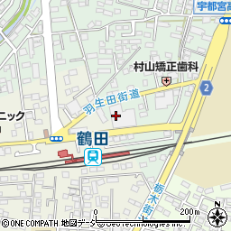 株式会社栃木銀行　事務研修所周辺の地図