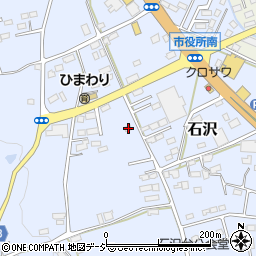 茨城県常陸大宮市石沢1884-3周辺の地図
