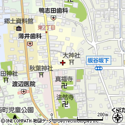 板谷稲荷神社周辺の地図