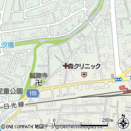 栃木県宇都宮市西川田町1074周辺の地図