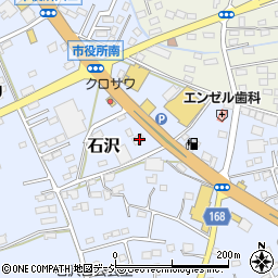 茨城県常陸大宮市石沢1819-2周辺の地図