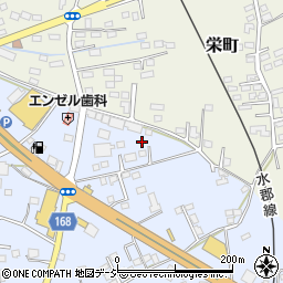 茨城県常陸大宮市石沢1655-4周辺の地図