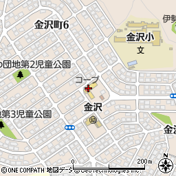 コープパルシステム金沢店周辺の地図