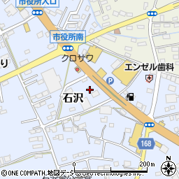 茨城県常陸大宮市石沢1840周辺の地図