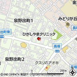 金沢メディカルスキンケア本店周辺の地図