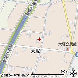 富山県南砺市大塚842周辺の地図