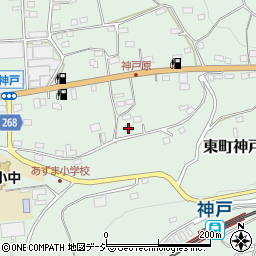 群馬県みどり市東町神戸592周辺の地図