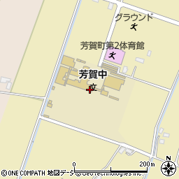 芳賀町立芳賀中学校　相談専用周辺の地図