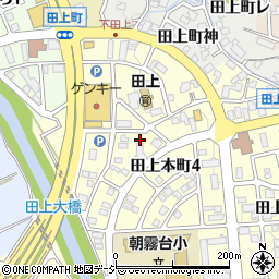 石川県金沢市田上本町６の周辺の地図