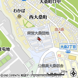 県営大桑団地集会所周辺の地図