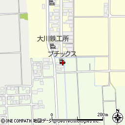 石川県白山市番匠町583-1周辺の地図