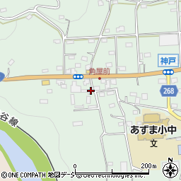 群馬県みどり市東町神戸392周辺の地図