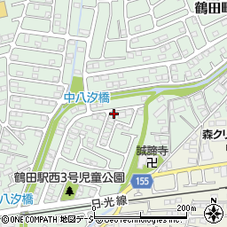 栃木県宇都宮市鶴田町37周辺の地図
