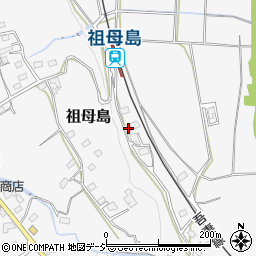 群馬県渋川市祖母島90周辺の地図