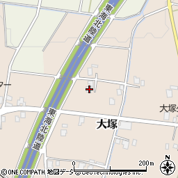 富山県南砺市大塚848周辺の地図