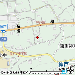 群馬県みどり市東町神戸592-1周辺の地図