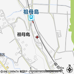 群馬県渋川市祖母島90-1周辺の地図