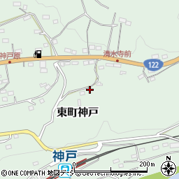 群馬県みどり市東町神戸761周辺の地図