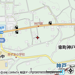 群馬県みどり市東町神戸589周辺の地図