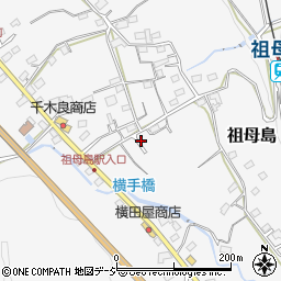 群馬県渋川市祖母島818-3周辺の地図