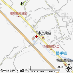 群馬県渋川市祖母島767周辺の地図