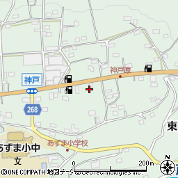 群馬県みどり市東町神戸577-3周辺の地図