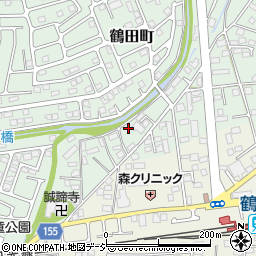 栃木県宇都宮市鶴田町3309周辺の地図
