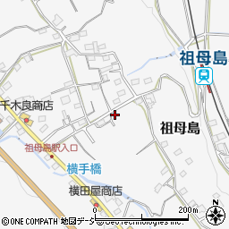 群馬県渋川市祖母島815-3周辺の地図